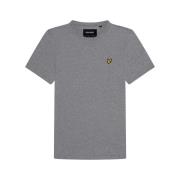 T-shirt Lyle &amp; Scott TS400VOG PLAIN-T28 MID GREY MARL