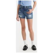 Korte Broek Levis 56327 0312 - 501 SHORT-DARK INDIGO DESTRUCTED