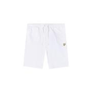 Korte Broek Lyle &amp; Scott ML414VOG SWEAT SHORT-626 WHITE