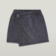 Rok G-Star Raw D26107-D966 OVERDYED SWEAT SKORT-H261 DK BLACK MARBLE G...