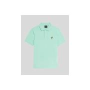 T-shirt Lyle &amp; Scott SP1524VOG TIPPED POLO-X744 AQUAMARINE