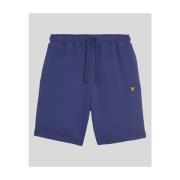 Korte Broek Lyle &amp; Scott ML414VOG SWEAT SHORT-X568 DEEP INDIGO