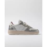 Sneakers Date W421-CR-SH-WS COURT SHINY-WHITE/SILVER
