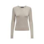 Trui Only 15333989 VENICE LIFE LS ONECK-WHITECAP GREY/STROPES