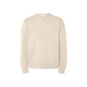 Trui Selected 16094643 CODY-OATMEAL