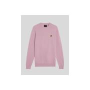 Trui Lyle &amp; Scott KN2136V COTTON CREW-X574 PINK LIGHT