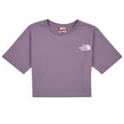 T-shirt Korte Mouw The North Face Girl?s S/S Crop Simple Dome Tee