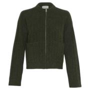 Vest Moss Copenhagen Cardigan zippé femme Gertrude Nenaya