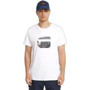 T-shirt Korte Mouw G-Star Raw T-shirt Finger Print Burger