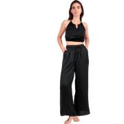 Jumpsui Admas Zomerse satijnen top en broek Satinee Beach
