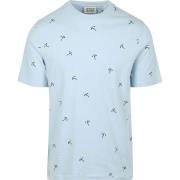 T-shirt Scotch &amp; Soda T-shirt Print Lichtblauw