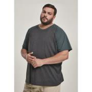 T-shirt Korte Mouw Urban Classics T-shirt Urban Classic raglan contrat...