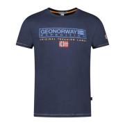 T-shirt Korte Mouw Geographical Norway Jasic Shirt