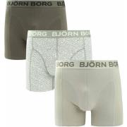 Boxers Björn Borg Boxers 3Pack Stretch Groen