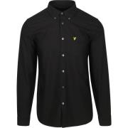 Overhemd Lange Mouw Lyle And Scott Lyle Scott Shirt Plain Oxford Black