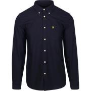 Overhemd Lange Mouw Lyle And Scott Lyle Scott Shirt Plain Oxford Navy