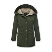 Parka Jas Gentile Bellini Gewatteerde Jas Lang Capuchon