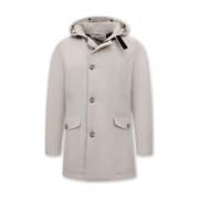 Parka Jas Enos Gewatteerde Parka Capuchon