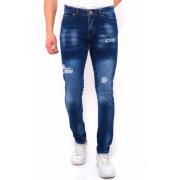 Skinny Jeans True Rise E Broek Gaten DC