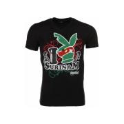 T-shirt Korte Mouw Local Fanatic I Love Suriname