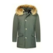 Parka Jas Enos Lange Parka Jas Bontkraag