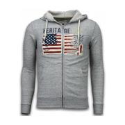 Sweater Enos Vest Embroidery American Heritage