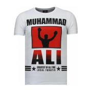 T-shirt Korte Mouw Local Fanatic Muhammad Ali Rhinestone
