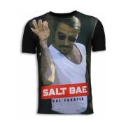 T-shirt Korte Mouw Local Fanatic Salt Bae Digital Rhinestone