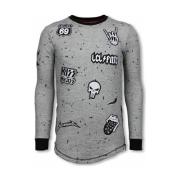 Sweater Local Fanatic Longfit Embroidery Patches Rockstar