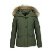 Parka Jas Thebrand Korte Winterjas Bontkraag