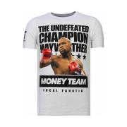 T-shirt Korte Mouw Local Fanatic Money Team Champ Rhinestone