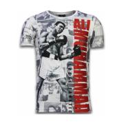 T-shirt Korte Mouw Local Fanatic Muhammad Photocollage Digital