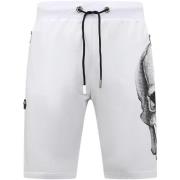 Korte Broek Enos Skull Rhinestone Korte Broek