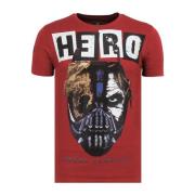 T-shirt Korte Mouw Local Fanatic Hero Mask Zomer B