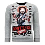 Sweater Local Fanatic Bloody Chucky Angry Print