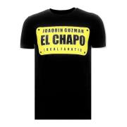T-shirt Korte Mouw Local Fanatic Luxe Joaquin Guzman El Chapo