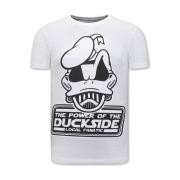 T-shirt Korte Mouw Local Fanatic Print DuckSide