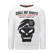 Sweater Local Fanatic Print Call Of Duty