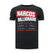 T-shirt Korte Mouw Local Fanatic Prin Narcos
