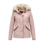 Parka Jas Matogla Korte Winterjas Te Echte Bontkraag