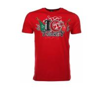 T-shirt Korte Mouw Local Fanatic I Love Turkey