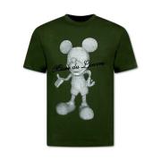 T-shirt Korte Mouw Top Star Grappig Oversized Mouse
