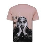 T-shirt Korte Mouw True Rise Tupac Print Oversized