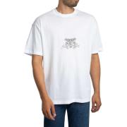 T-shirt Korte Mouw BOSS Oversized Duarms T-shirt met grafische achterk...