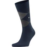 Socks Burlington Wol Edinburgh Blauw 6123