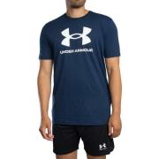 T-shirt Korte Mouw Under Armour Sportstijl logo los T-shirt