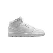Sneakers Nike Jordan 1 Mid Triple White (2023) (GS)
