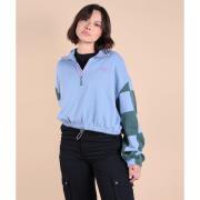 Sweater Oxbow Halve rits met bedrukte mouwen SLIDES