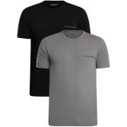 Pyjama's / nachthemden Emporio Armani 2-pack stretchkatoenen lounge-T-...