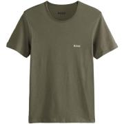 T-shirt Korte Mouw BOSS Cotton Basic T-Shirt Khaki Green
